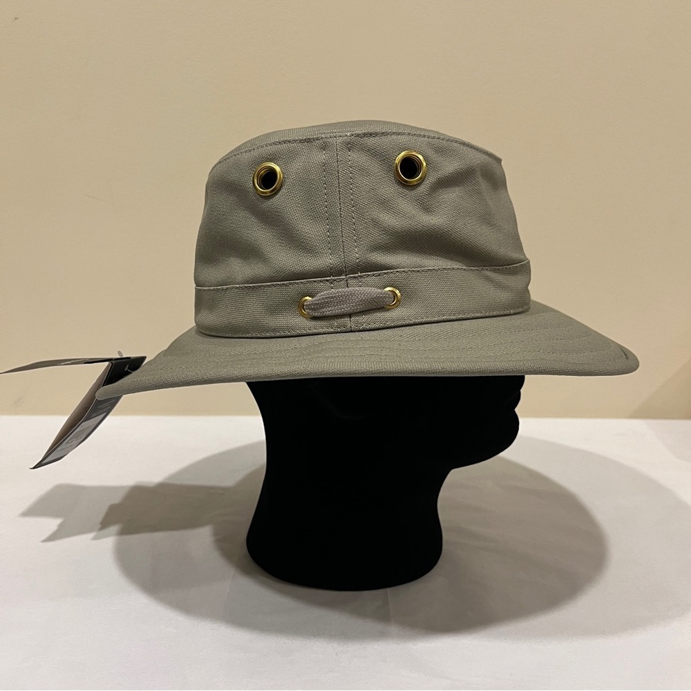 TILLEY T5 ADVENTURE HAT - KHAKI/OLIVE   - SIZE 7 3/8- NWT - UNISEX